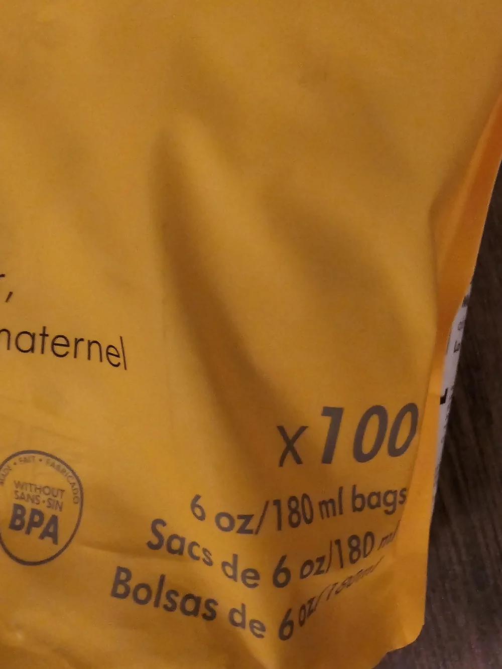 Medela BPA-Free Self-Standing Breast Milk Storage Bags, 6oz/180ml (100)
